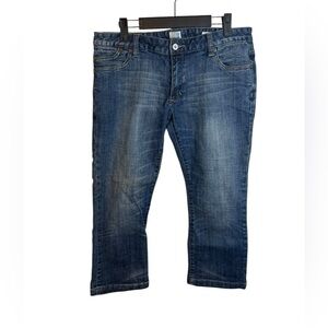 Salt Y2K Broadway Cropped Low Rise Jeans